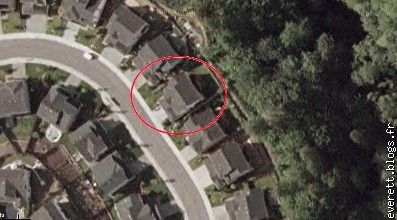 Notre maison en vue satellite