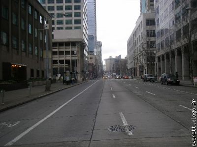Une avenue de Seattle