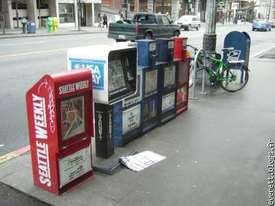 Les distributeurs de journaux
